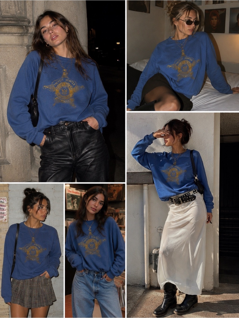 Vintage Jerzees Independence County Arkansas‎ Sheriff Hunter Crewneck Sweatshirt